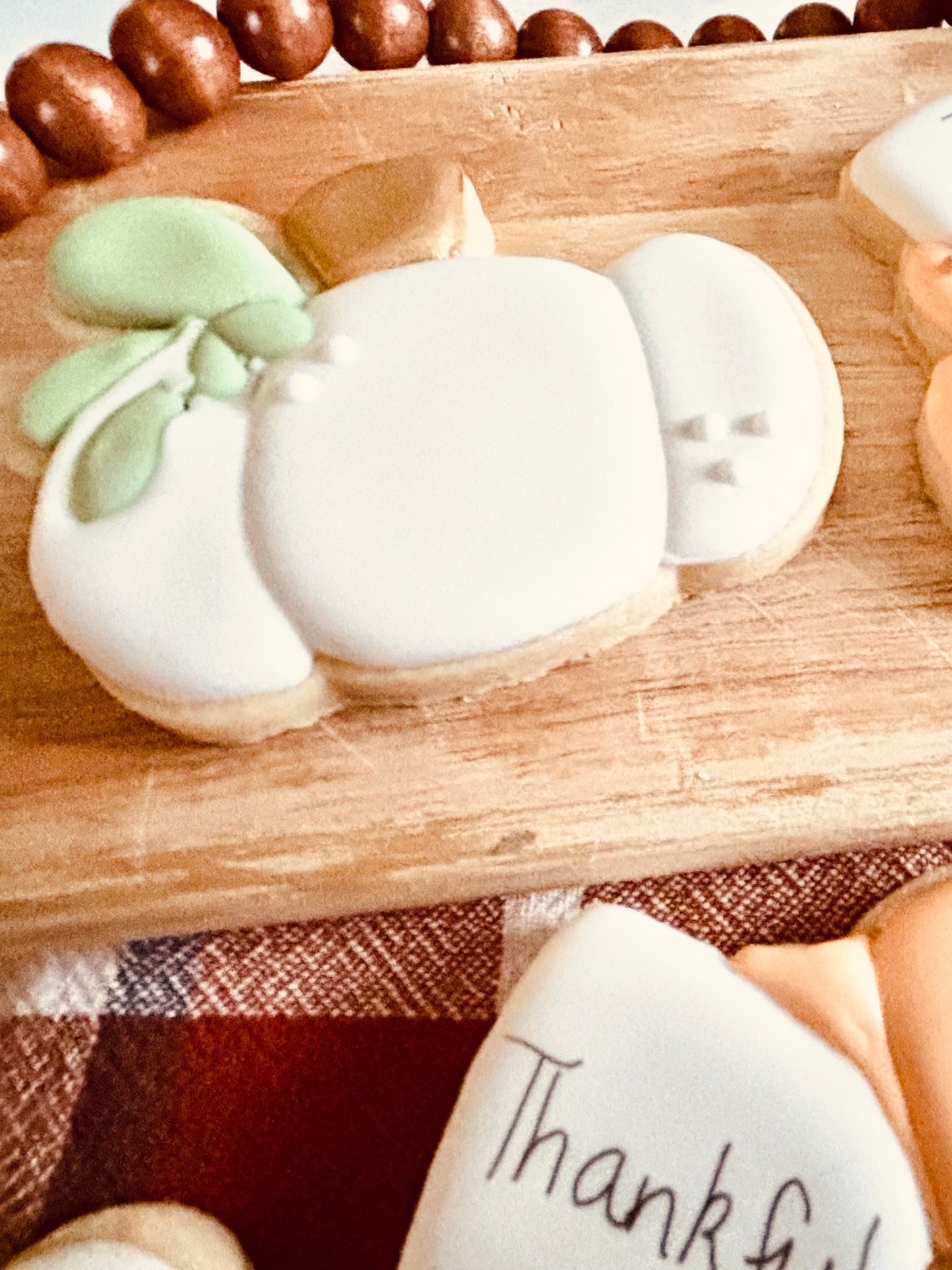 ππ Thankful Pumpkin Cookie Pair