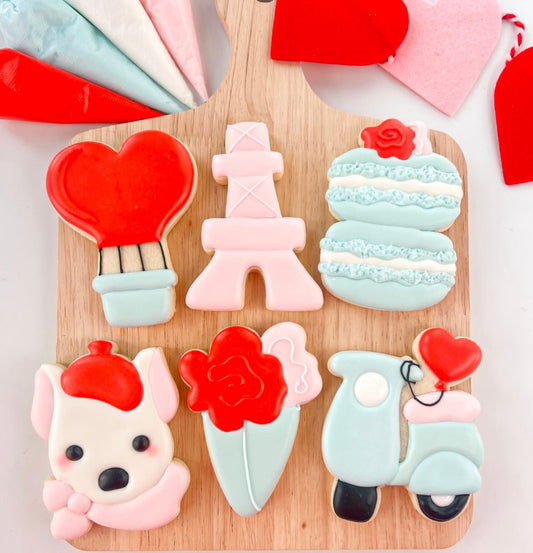 β€οΈπFebruary 8 - La Vie En Cookies! Valentine Cookie Decorating Class