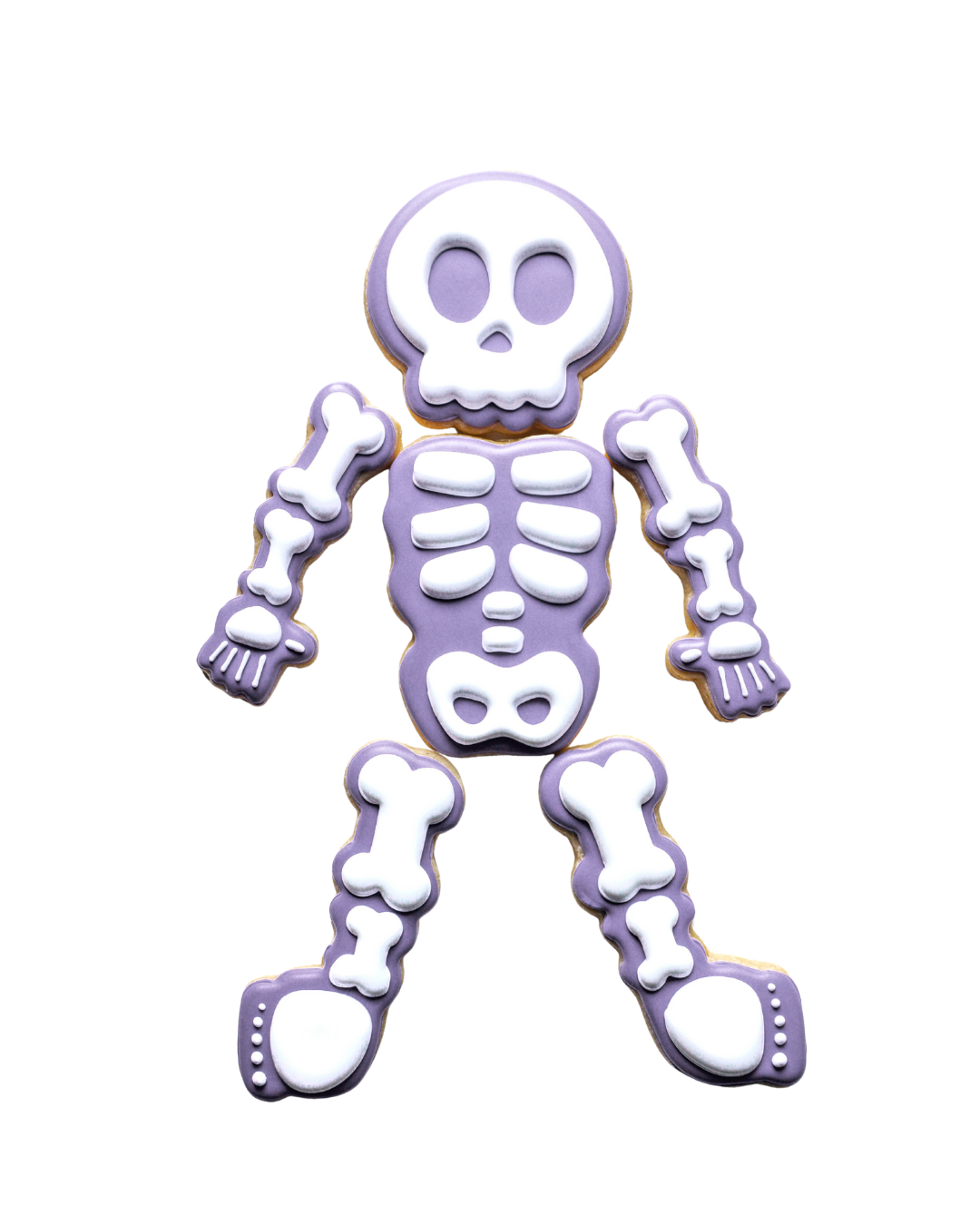 Skeleton cookie decoration