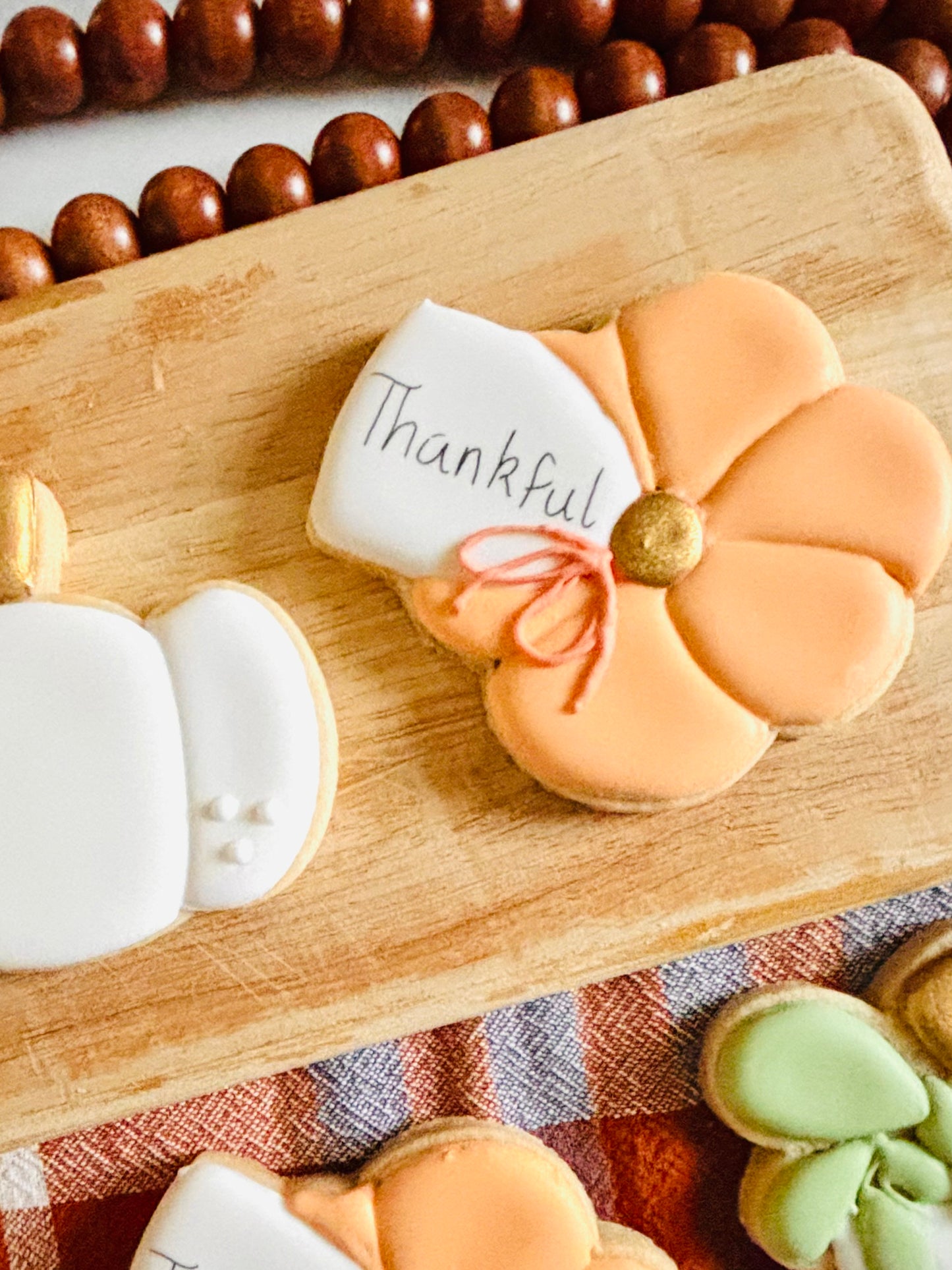 🎃🎃 Thankful Pumpkin Cookie Pair