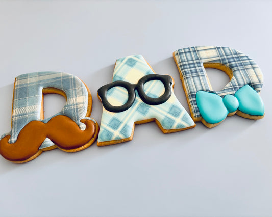 Dad Cookies - Set of 3 💙👓👨🏻