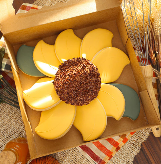 🌻 Sunflower Cookie Platter