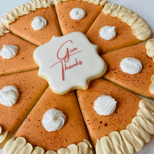 🥧🎃 Sweet Slice of Thanks Sugar Cookie Pie